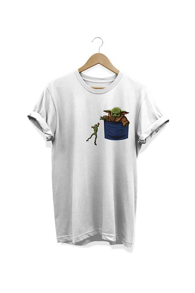 remonz Βαμβακερό μπλουζάκι Baby Yoda Grogu Mandalorian Star Wars με στάμπα