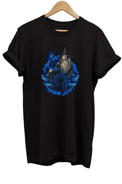 remonz Lotr Lord of the Rings Gandalf Say Friend So Late εμπριμέ 100% βαμβακερό μπλουζάκι Basic