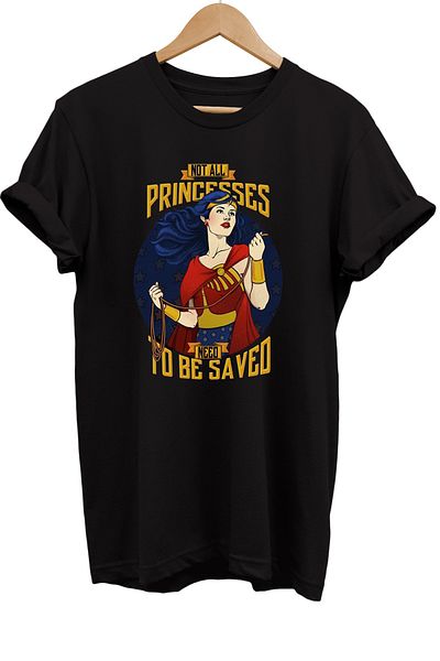 remonz Μπλουζάκι Wonder Woman με στάμπα 100% βαμβακερό Basic T-shirt κανονικού μεγέθους
