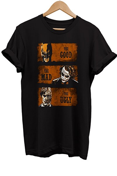 remonz Μπλουζάκι Batman Joker με στάμπα από 100% βαμβάκι, βασικό μπλουζάκι κα...