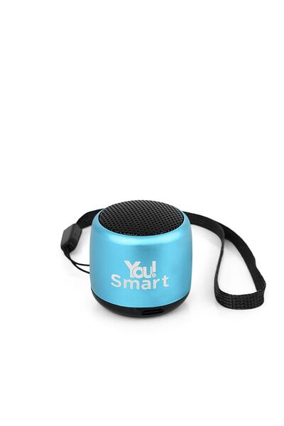 You Watch You Smart YS102 Mini Mavi Bluetooth Hoparlör Ses Bombası