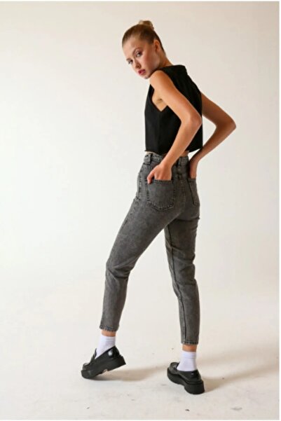 DRC trend Will Smoke High Waist Soft Touch Comfortable Cut Mom Jean Jeans