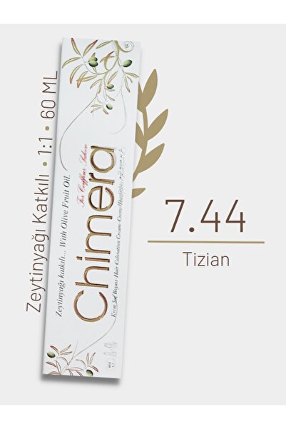 CHİMERA Yarı Bitkisel Saç Boyası No 7.44 - Tizian Bakır 60ml