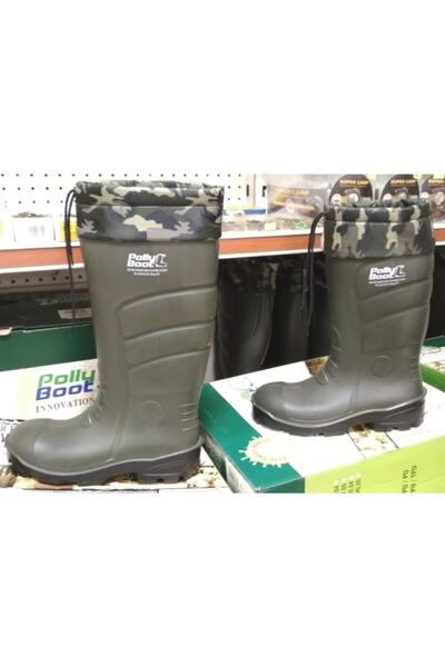 Polly Boot Avcı Botu Kamp Botu Balıkçı Botu Kamuflajlı Kısa Boy