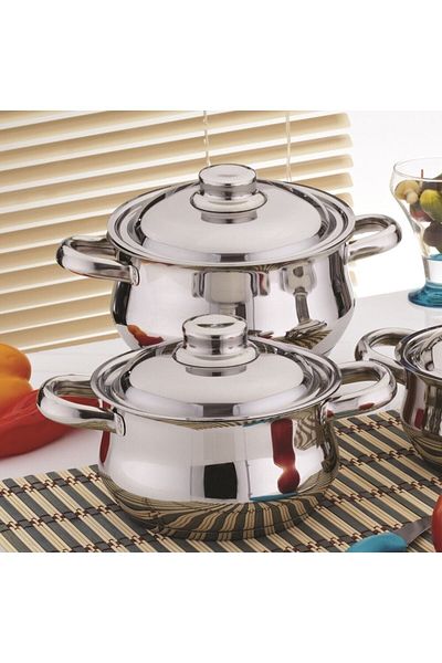 gülsan Dide 6 Piece Casserole Set Mini Cookware Set 14-16-18 cm