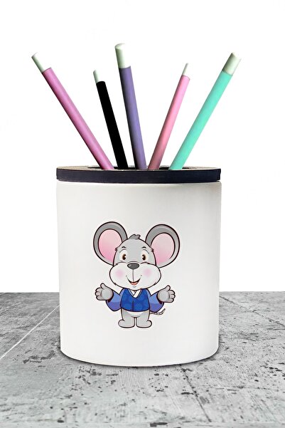 yhfoto Дерев'яна пенал з кришкою (MOUSE)