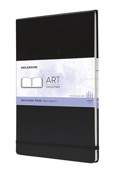 Moleskine Suluboya Albümü 29,7x21cm, 200g/m2 %25 Pamuk Fiber Soğuk Baskı 60 S...