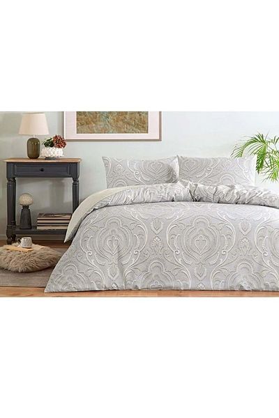 Özdilek Nev Series Single Duvet Cover Set-Chic Gray