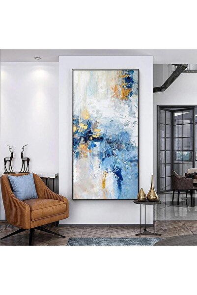 Z Concept Yağlıboya Dokulu Soyut Tablo