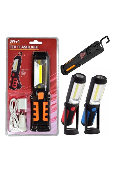 TAREZ FX-209 Şarjlı Mıknatıslı Tamirci El Feneri