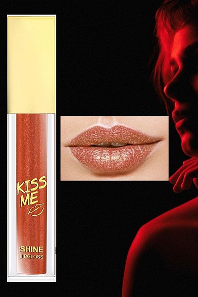 wonderway Lip Shine Gloss Lasting Shiny Lipstick No:4