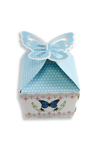 mutlu adım 50 Pieces 5x7cm Butterfly Disassembled Cardboard Box
