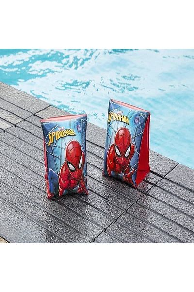 Efna Store Bestway Spiderman Licensed Children's Inflatable Sleeve 23x15 cm 3-6 YEARS