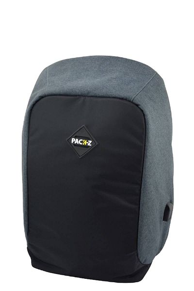 Pack-Z Rucsac afumat sigur - cu compartiment pentru laptop de 15,6 inchi /
