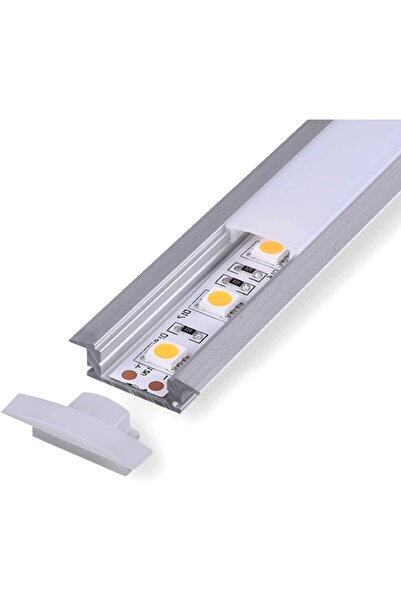 zonled Mutfak Dolabı Ve Tezgah Altı Sıva Altı Alçıpan Gömme Tek Sıra Led Şerit Profil Aydınlatma