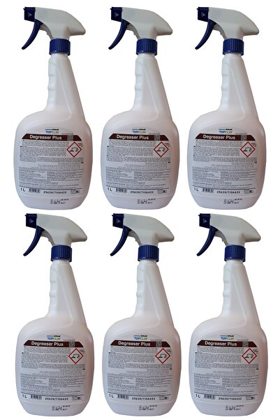 Ecolab 6 Adet Ecolab Topclin Degreaser Plus Yağ Çözücü Profesyonel Yağ Kir Çözücü 1 Lt