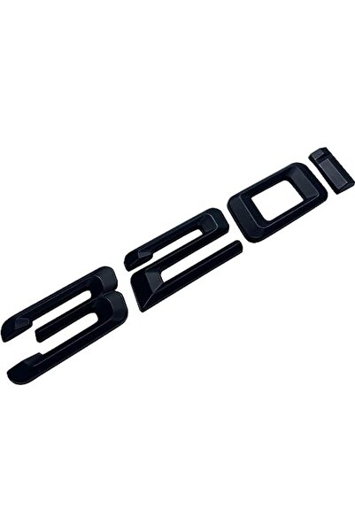 EDEXPORT Bmw Uyumlu 320i Piano Black Bagaj Yazısı