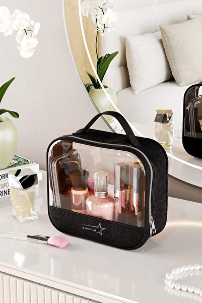 RIPSTAR حقيبة تنظيم المكياج ومستحضرات التجميل