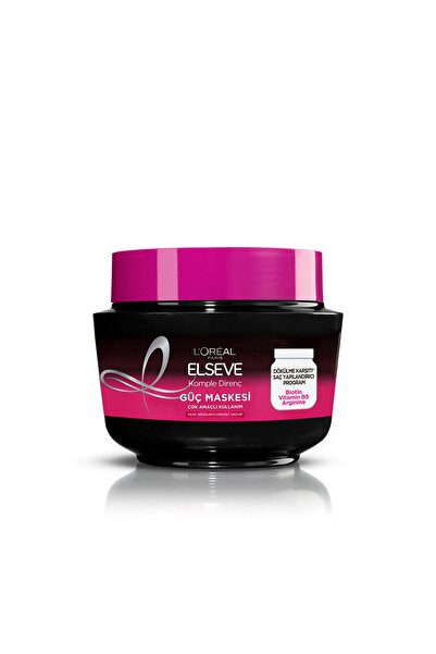 ELSEVE Loreal Paris Elseve Komple Direnç Dökülme Karşıtı Güç Maskesi 300 ml