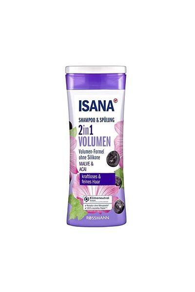ISANA Hibiscus and Acai Strawberry Shampoo and Conditioner - 300 ml