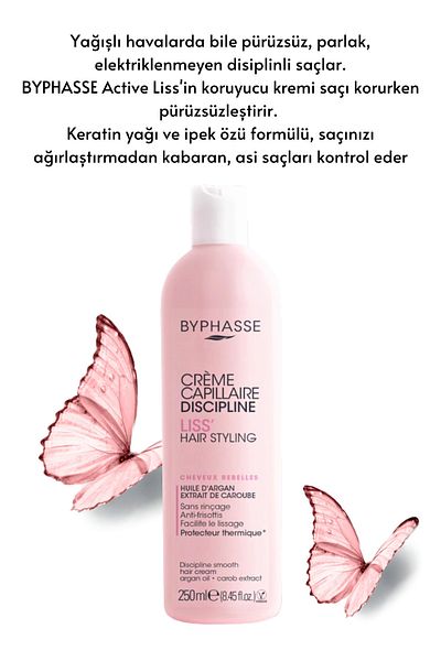 BYPHASSE Styling-Pflegecreme für gedämpftes, flauschiges Haar, 250 ml