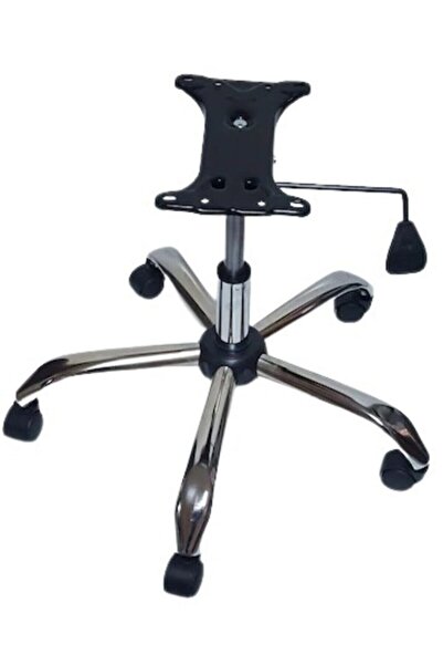 YILDIZSİT Ofis Çalışma Sandalyesi Yıldız Ayak Seti Tek Kol Mekanizma Krom Piston