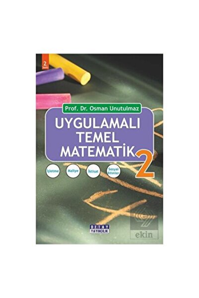 Genel Markalar Uygulamalı Temel Matematik 2 /