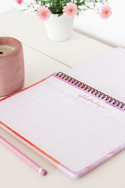 Matt Notebook Spiral Desktop Planner Set of 3