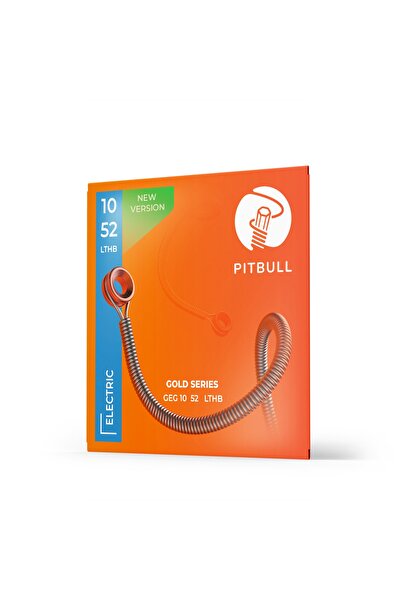Pitbull Strings Gold Series Electric Guitar String Set of 3 (String Winder 10 Pena) Geg 10-52 Lthb 3Pswp