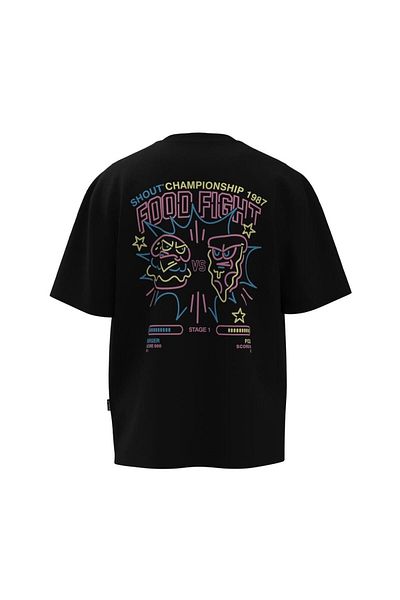 Shout Oversize Shout Championship 1987 Food Fight Unisex T-Shirt