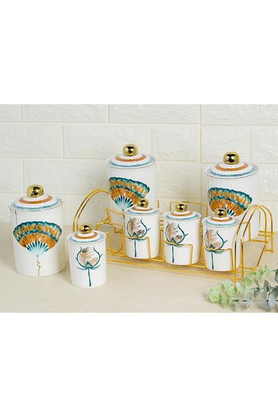 Sembol 7-Piece NEW BONE PORCELAIN SPICE SET -15 PIECES-
