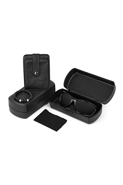 Polo55 Sporcuset Sunglasses, Card Holder and Bracelet Set