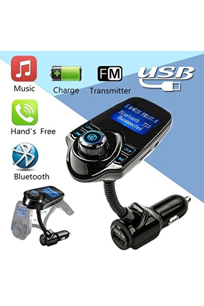 oddity Yeni Nesil T10 Wifi Bluetooth Araç Kiti | Usb Şarj, Fm Transmitter Ve Eller Serbest Konuşma