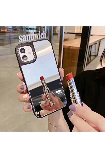 Kılıfsiparis iPhone 14 Pro Uyumlu Aynalı Make Up Lüx Kılıf