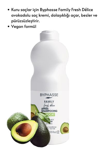 BYPHASSE Family Fresh Nourishing Conditioner with Avocado 400ml
