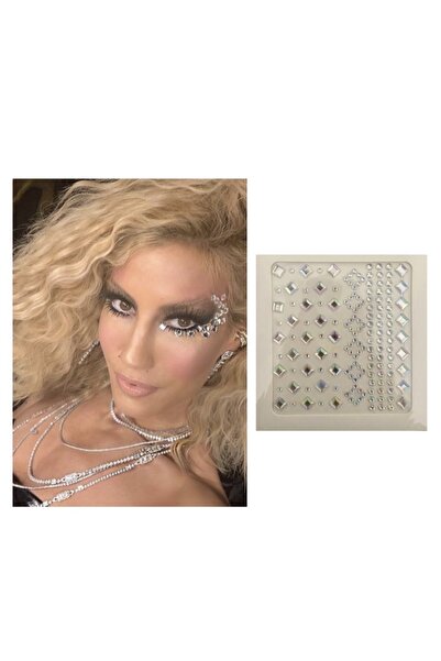 Ören Vücut Ve Yüz Taşı Stickers Dörtgen Yüz Taşları Tırnak Makyaj Taşı Festiv...