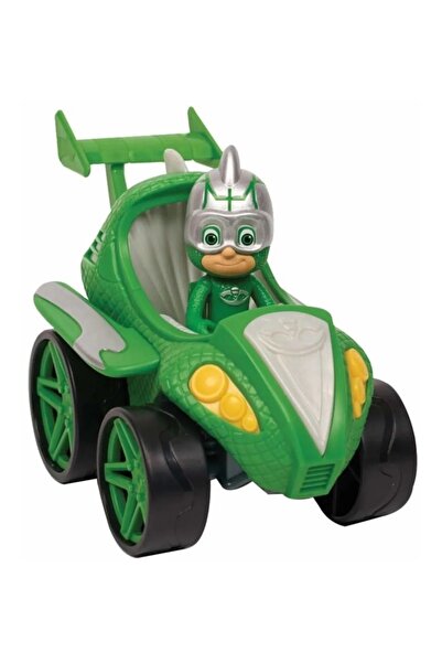 GIOCHI PREZIOSI Original Licensed Lizard Gekko and Vehicle Green Toy Pijamaskeliler