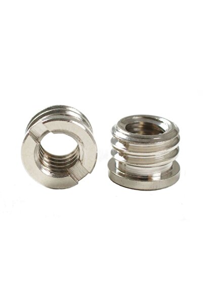 Ayex 1/4 Inç Tripod Vidasını 3/8 Inçe Dönüştürücü Vida Adaptörü (2 Adet )