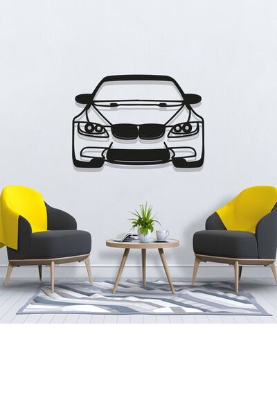 NED MDF LAZER DEKARASYON Bmw E92 Siyah Ahşap Tablo Mdf Lazer Kesim 3mm Duvar ...