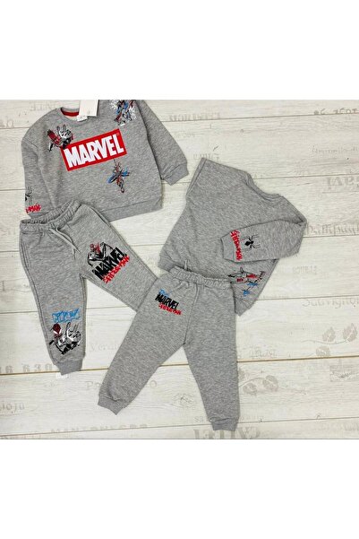 Pink Hippo Kids Boy's Marvel Spiderman Printed Bottom Top Tracksuit Set