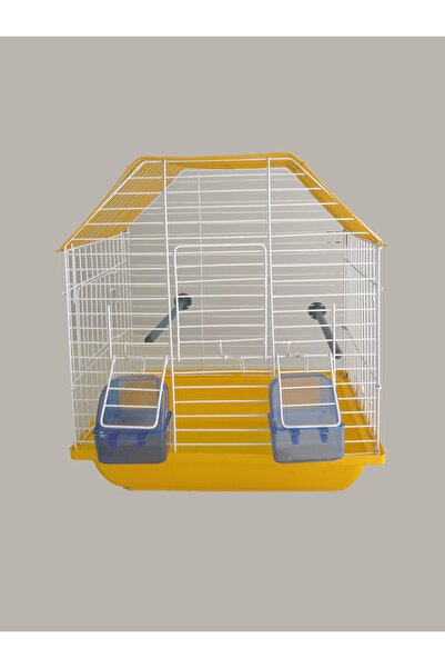 ALBATROS Kuş Kafesi İki Kapılı İki Yemlikli Geniş - Ücretsiz Hızlı Kargo