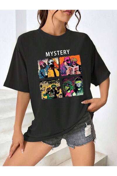 Jose Clothing ΚΟΝΤΟΜΑΝΙΚΙ ΜΠΛΟΥΖΑ UNISEX ΜΑΥΡΟ ΕΚΠΤΩΜΕΝΟ OVERSIZE