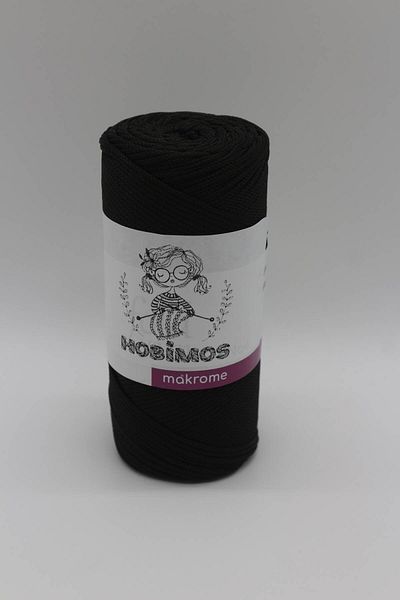 Hobimos 200 gr 230 Mt Polyester Macrame Twine - Τσάντα, Καλάθι, Σφουγγαρίστρα, Σχοινί Σουπλά 2mm