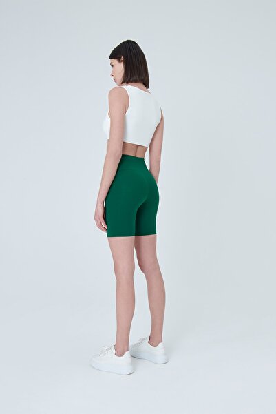 UP&FIT Push Up High Waist Recovery Biker Leggings Green