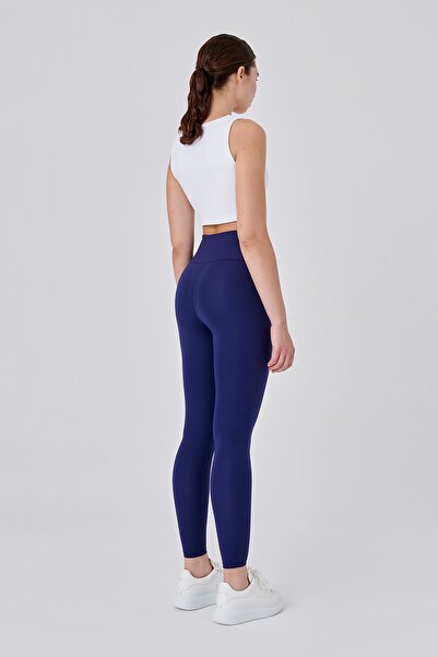 UP&FIT Colanți Push Up Moale de Ridicare cu Talie Înaltă Bleumarin