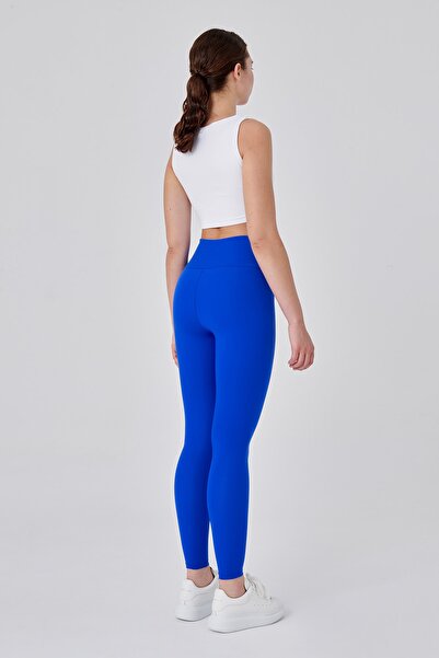 UP&FIT Colanți Push Up Moale cu Ridicare Talie Înaltă Saks Blue