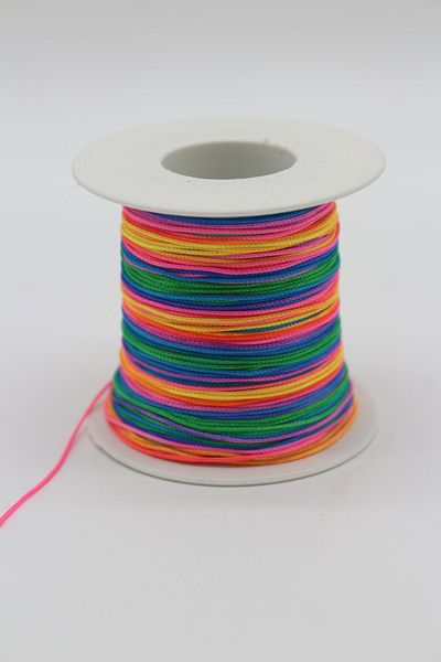 Hobimos 1,0 mm 100 μέτρα κορδόνι αλεξίπτωτου, βραχιόλι, κολιέ, κορδόνι κοσμήματος