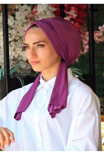 Nilbutik Bone Shawl Ready Hijab Clothing Design Bone - Special Design - New Model Hijab Clothing