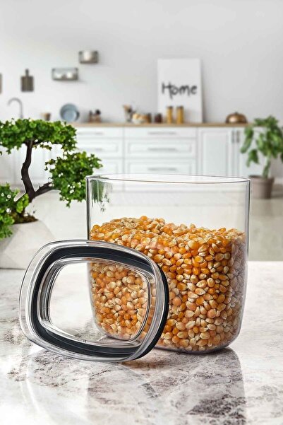 Arbu Home حاوية تخزين وإمداد كريستال بيضاوية بغطاء مانع للتسرب سعة 1300 مل - ...