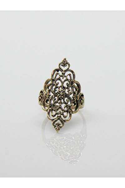 esha Telkari İşlemeli Antik Eskitme Ayarlanabilir Kadın Yüzük